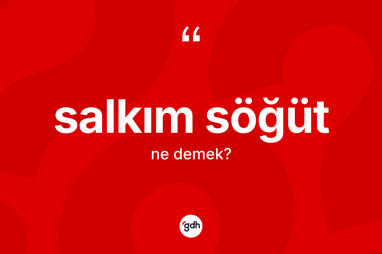 Salkım söğüt kelimesinin tanımı nedir?