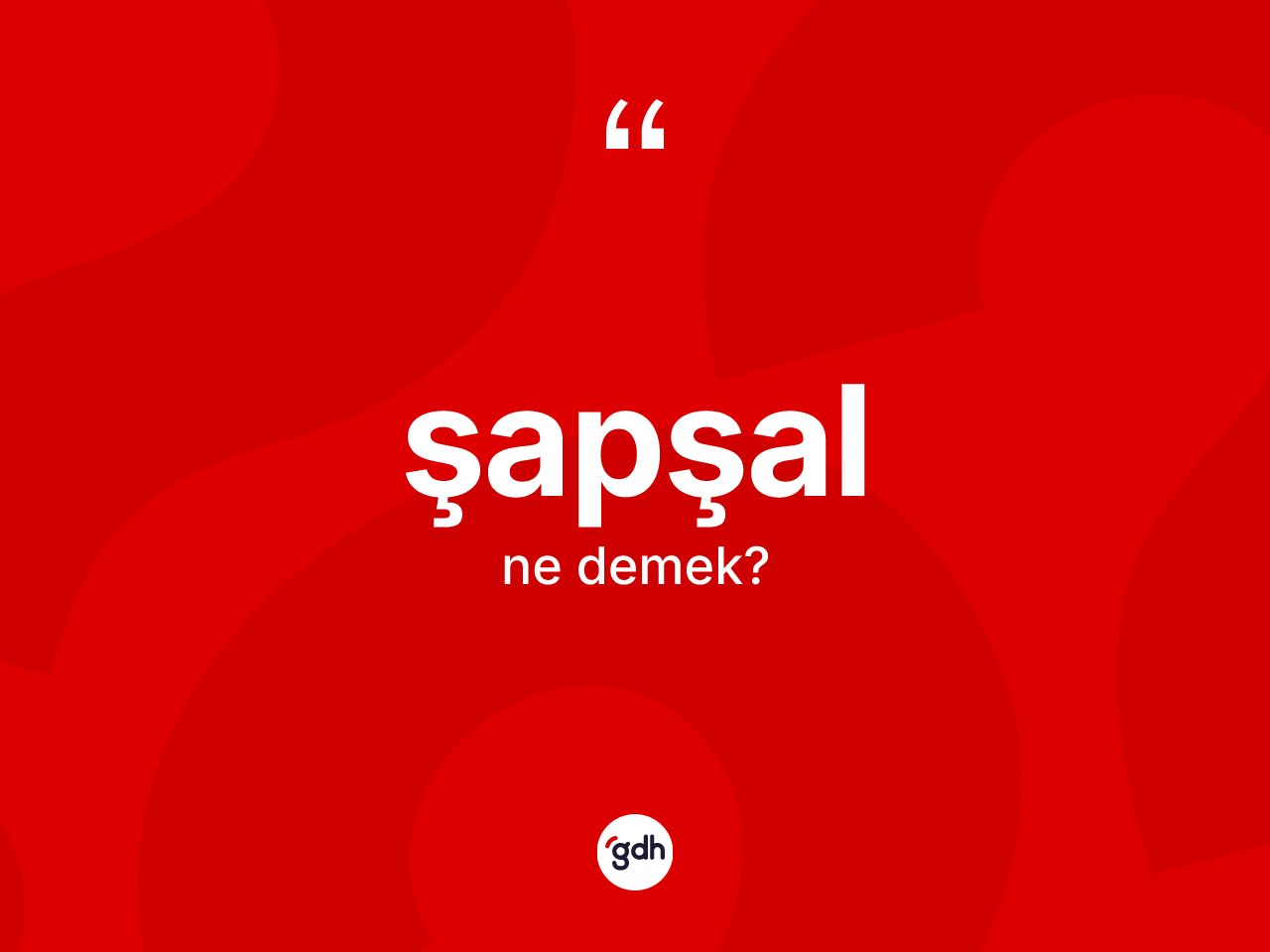 Şapşal kelimesi ne anlama gelir? Şapşal kelimesinin kaç farklı anlamı var?