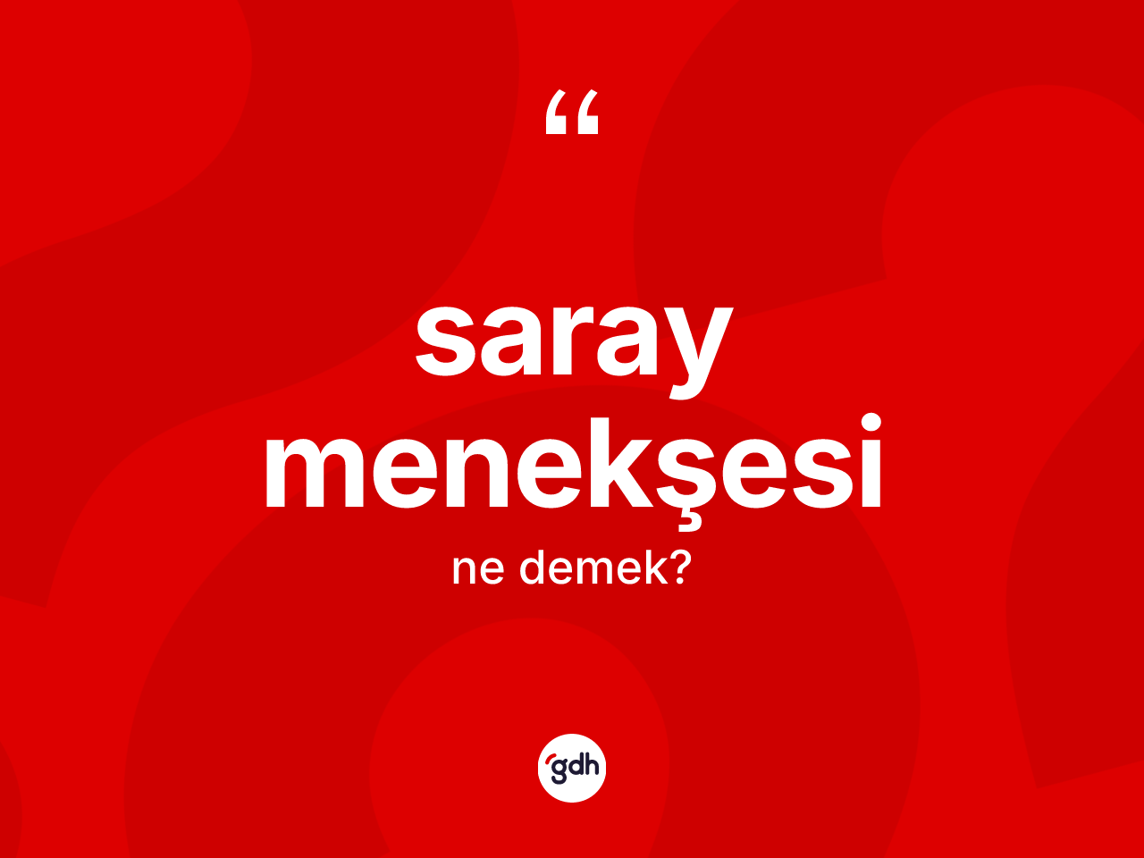 Saray menekşesi kelimesinin anlamı nedir? Saray menekşesinin kısaca tanımı nedir?