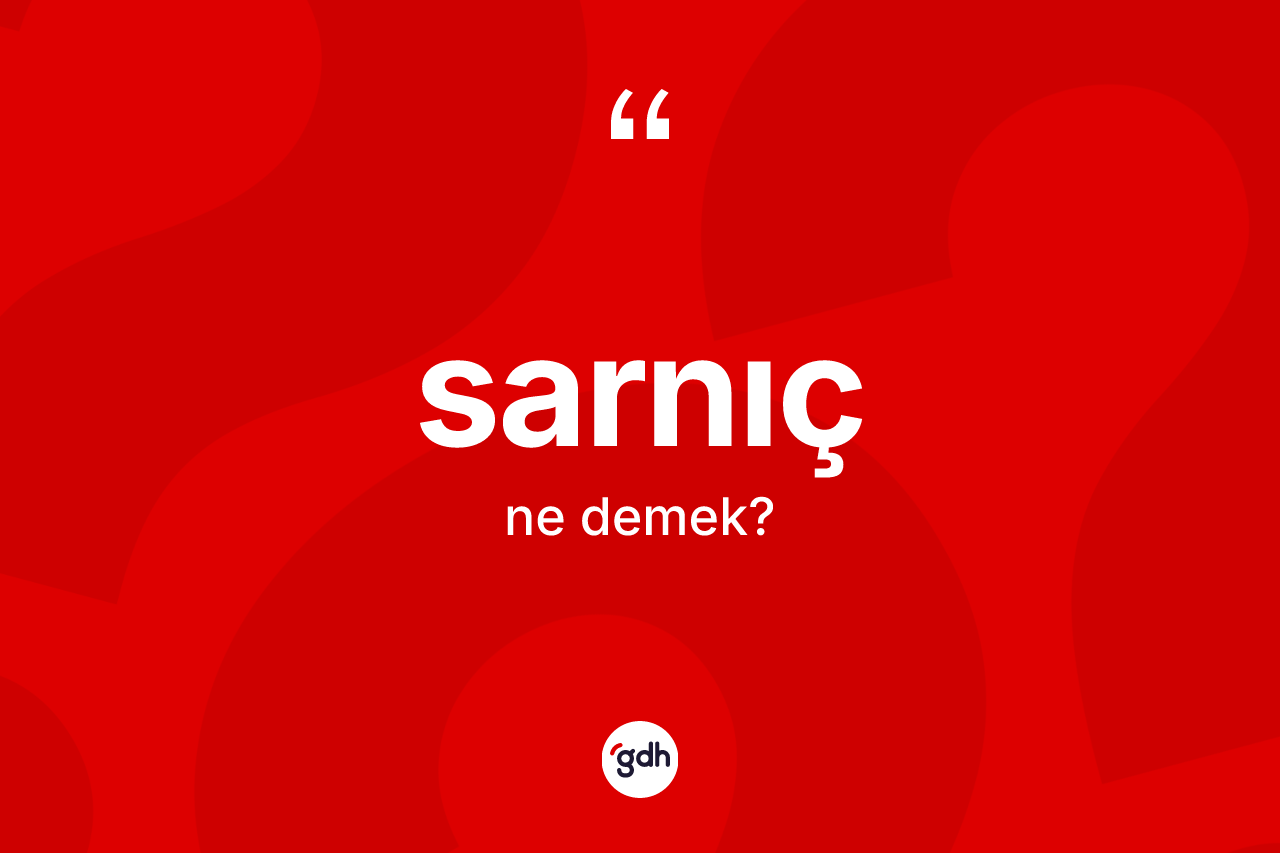 Sarnıç ne anlama gelir? Sarnıcın kısaca tanımı nedir?