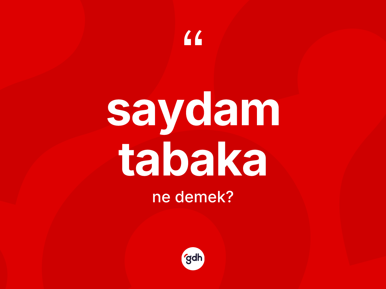 Saydam tabaka kelimesi ne demek? Saydam tabakanın TDK'ya göre anlamı nedir?