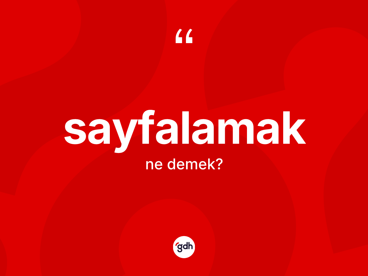 Sayfalamak kelimesi ne anlama gelir? Sayfalamak kelimesinin kaç farklı anlamı var?