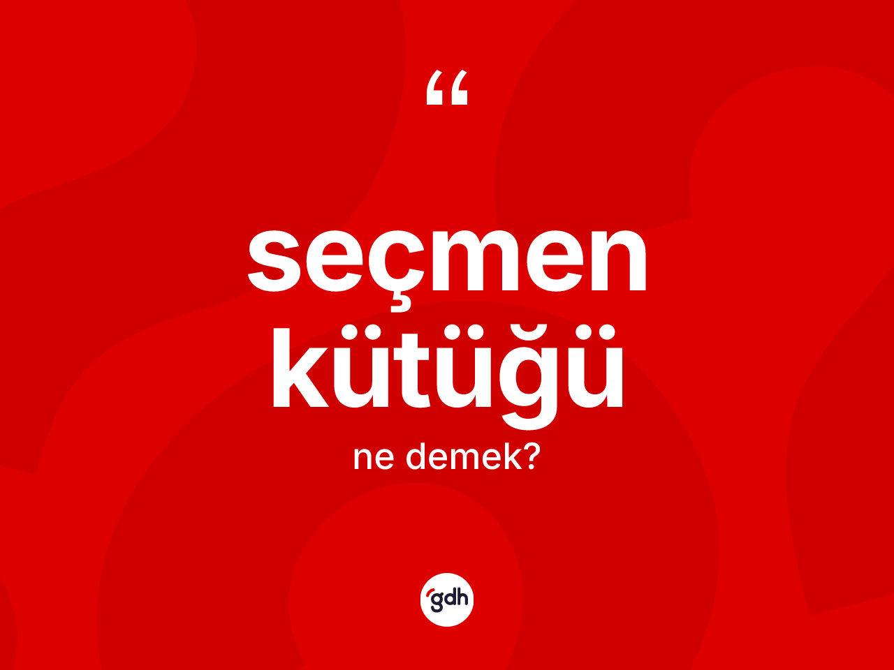 Seçmen kütüğü kelimesinin anlamı nedir? Seçmen kütüğü kelimesinin kaç farklı anlamı var?