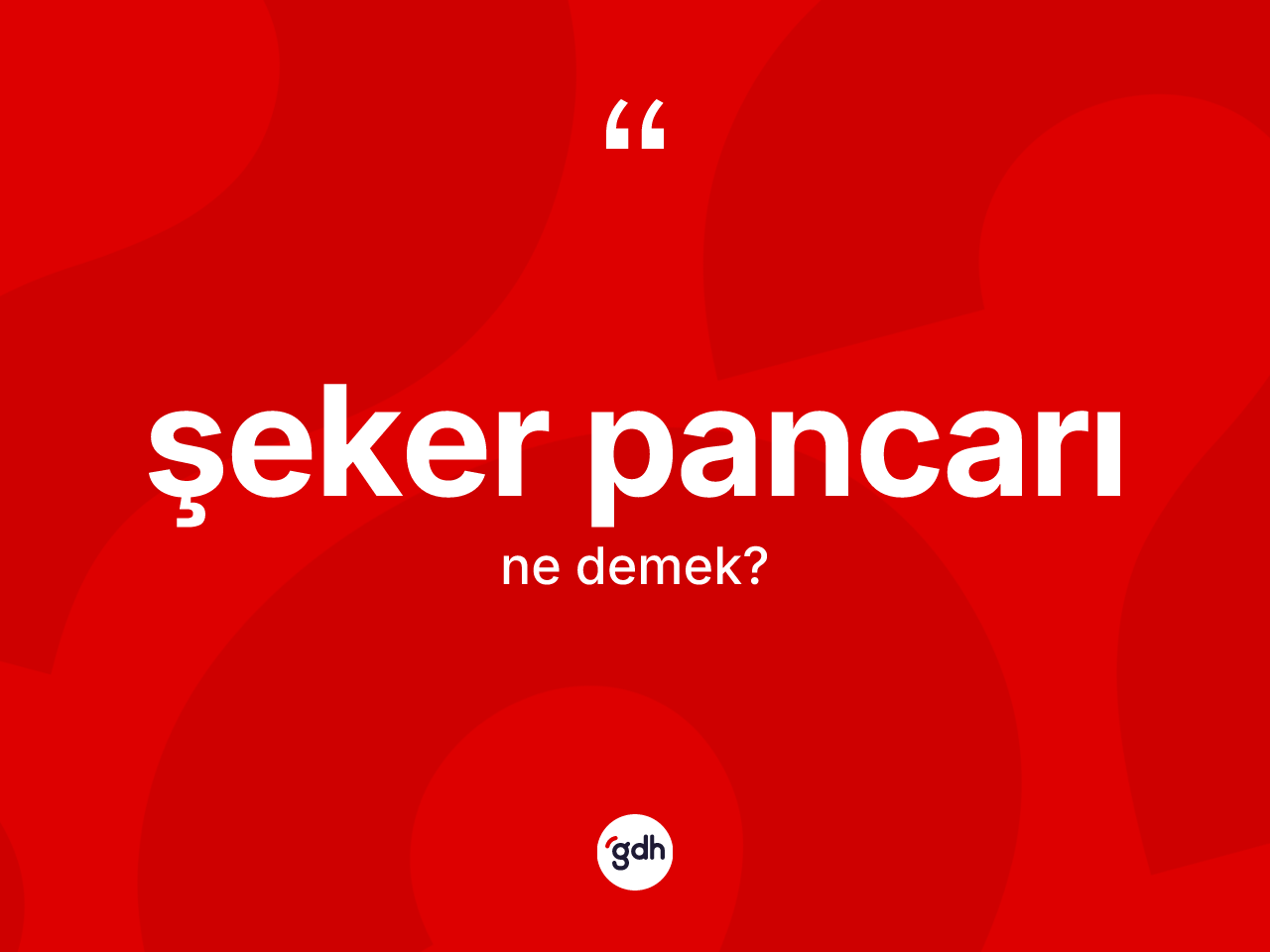 Şeker pancarı kelimesinin sözlükteki tanımı nedir? Şeker pancarının TDK'ya göre anlamı nedir?