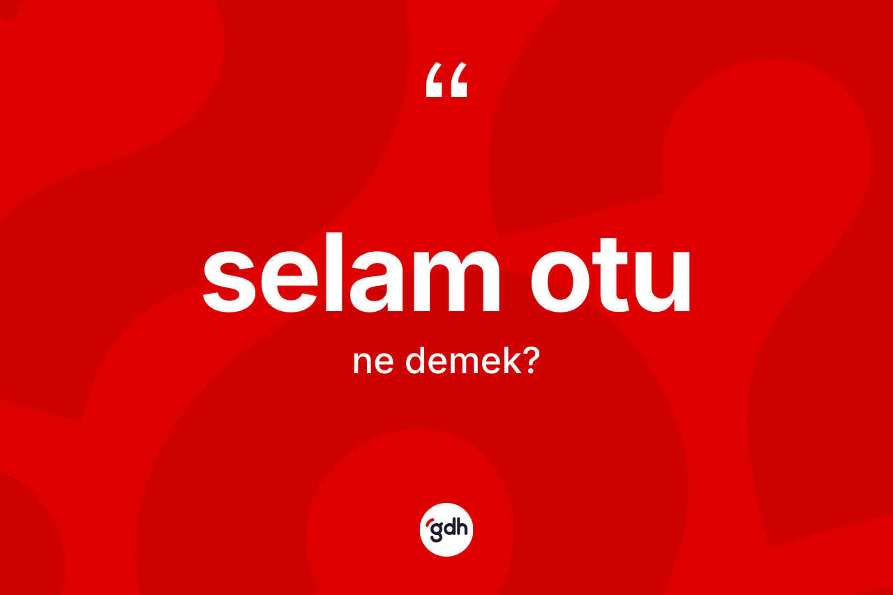 Selam otu nedir? Selam otunun kısaca tanımı nedir?