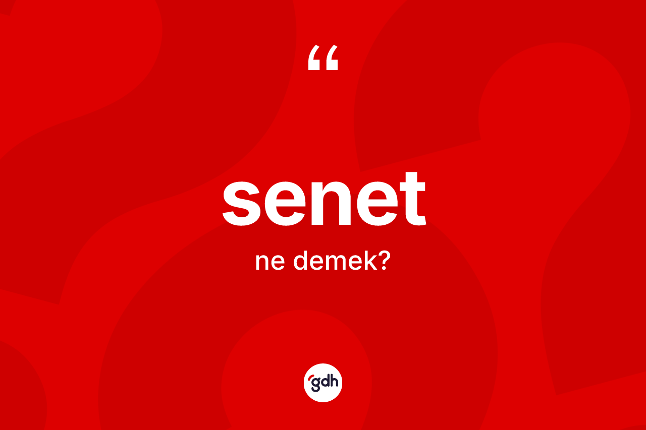 Senet nedir? Senedin TDK'ya göre anlamı nedir?