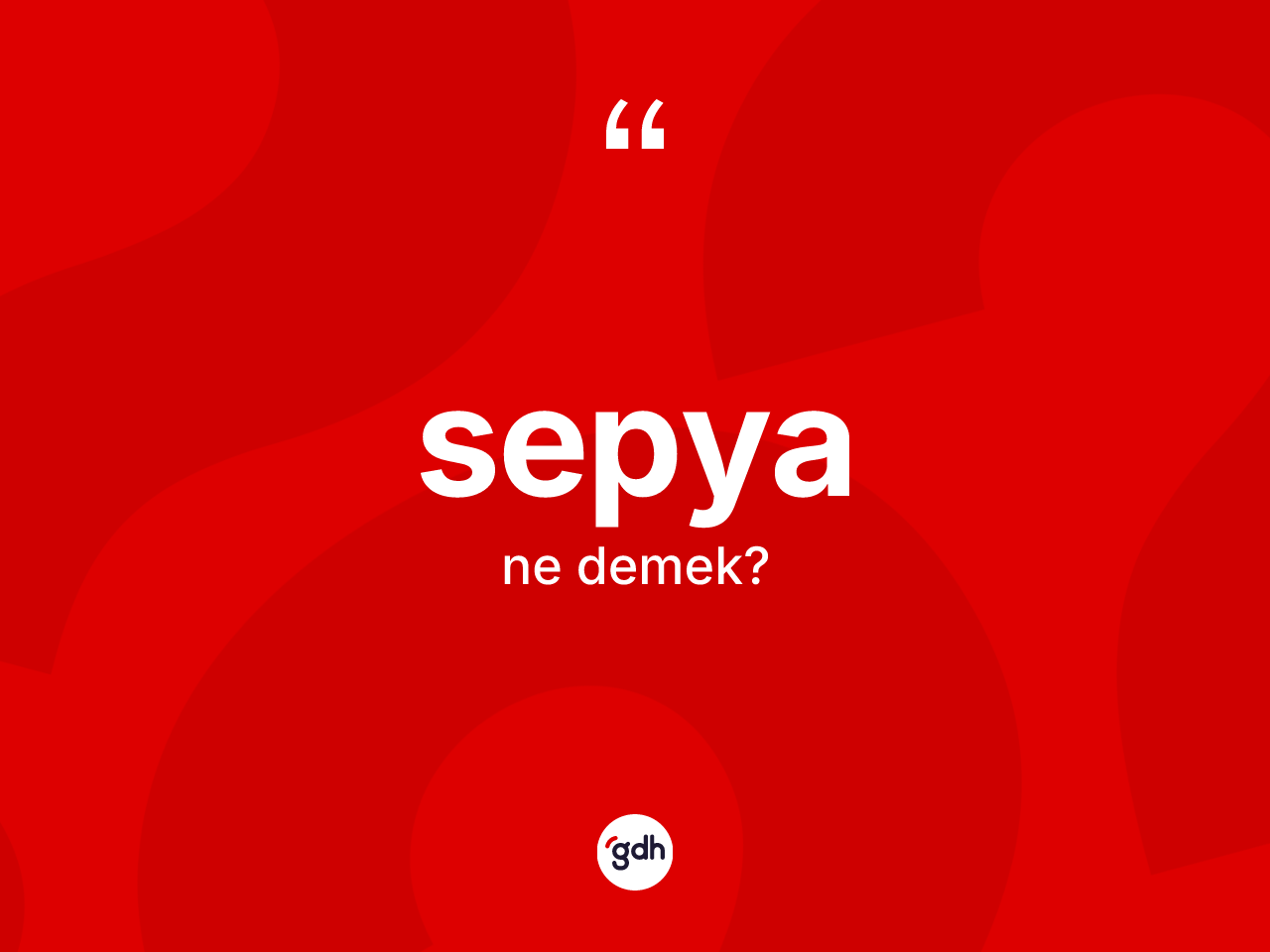Sepya ne demek? Sepya kelimesinin kaç farklı anlamı var?