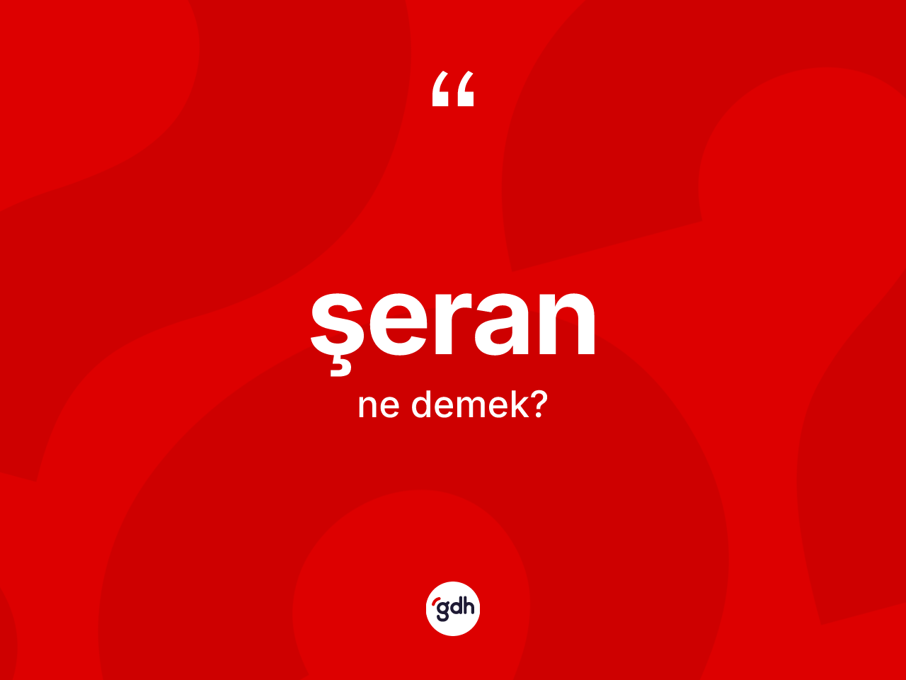 Şeran kelimesinin sözlükteki tanımı nedir? Şeranın TDK'ya göre anlamı nedir?