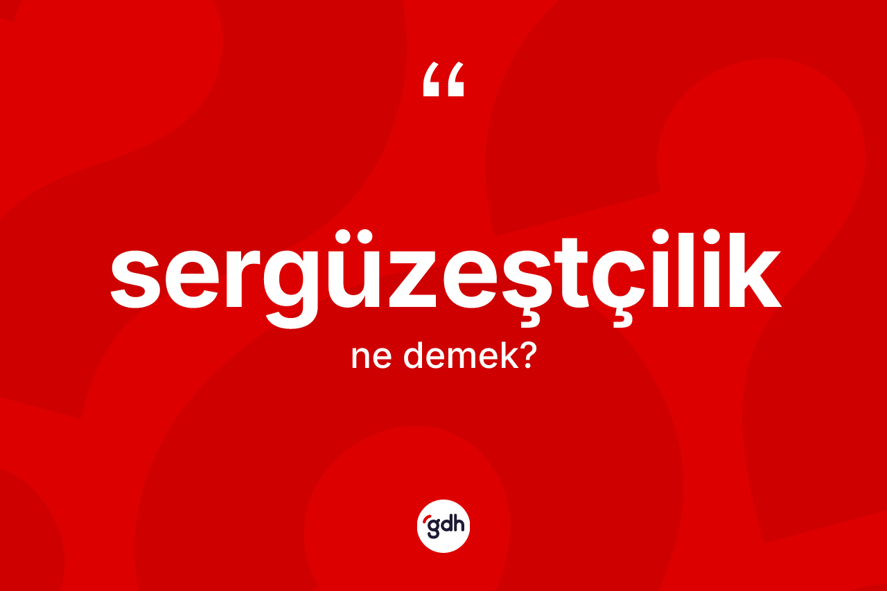 Sergüzeştçilik nedir? Sergüzeştçilik kelimesinin özellikleri nelerdir?