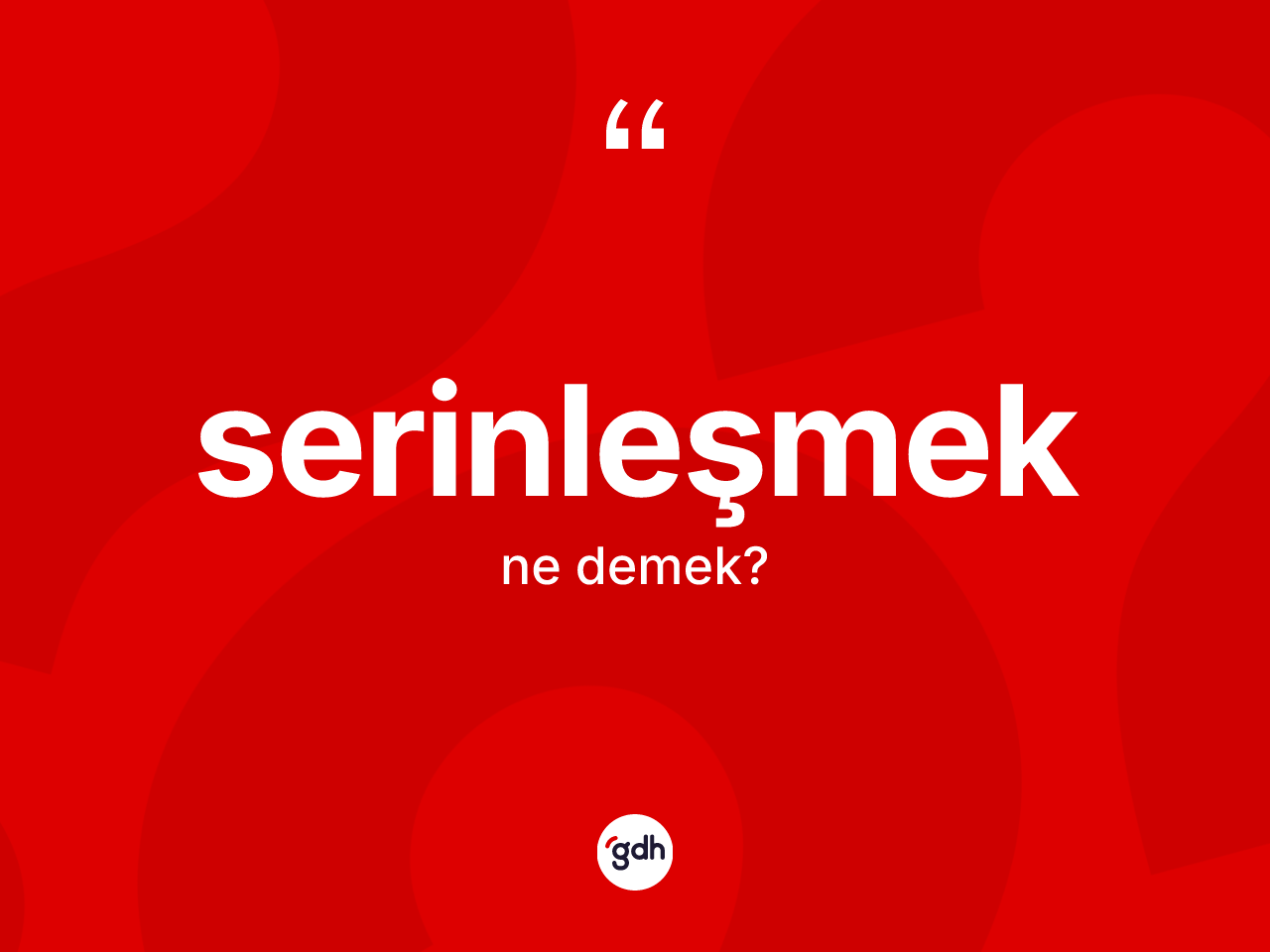 Serinleşmek nedir? Serinleşmeğin halk arasındaki kullanımı nasıldır?