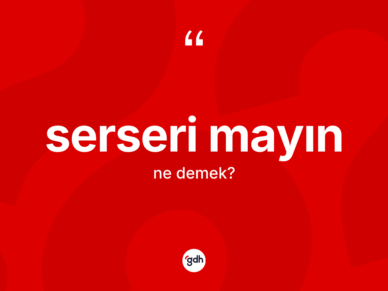 Serseri mayın kelimesi ne demek? Serseri mayın kelimesinin kaç farklı anlamı var?