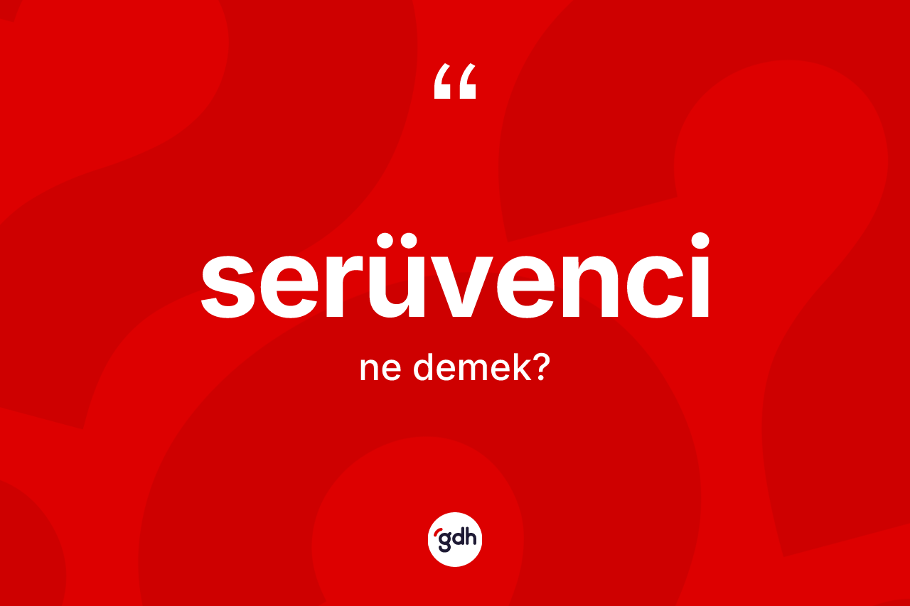 Serüvenci kelimesinin tanımı nedir? Serüvencinin sözlükteki anlamı nedir?