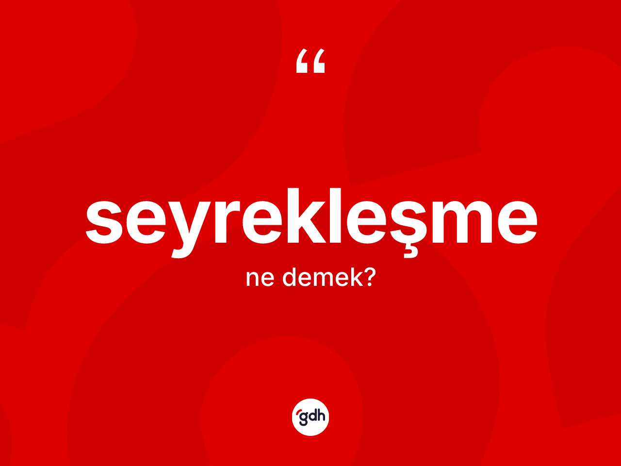 Seyrekleşme kelimesinin tanımı nedir? Seyrekleşme kelimesinin kaç farklı anlamı var?