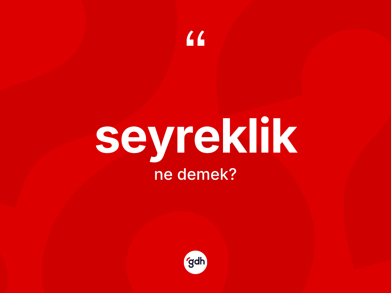 Seyreklik kelimesinin tanımı nedir? Seyreklik kelimesinin TDK anlamı nedir?