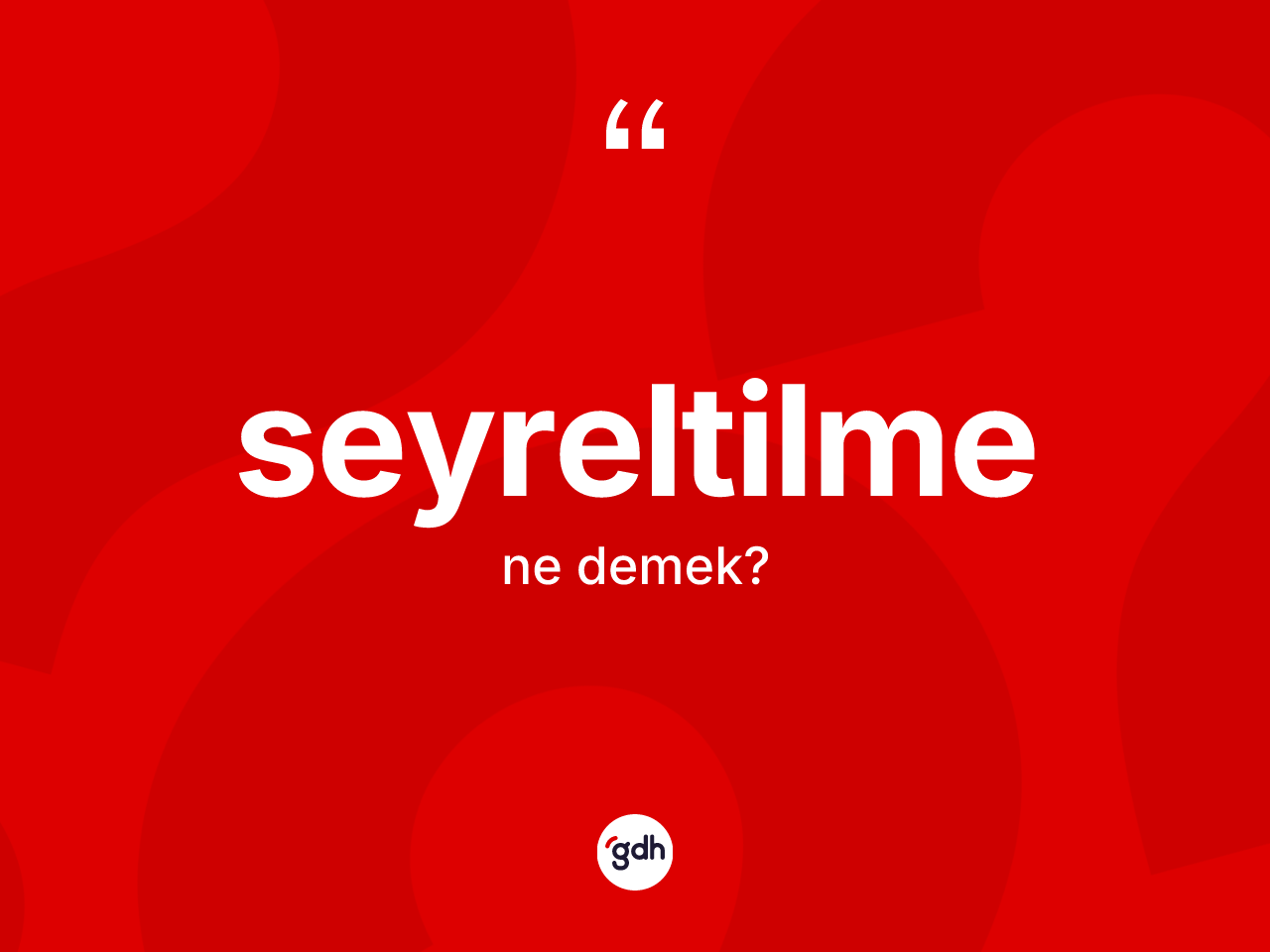 Seyreltilme kelimesinin sözlükteki tanımı nedir? Seyreltilme kelimesinin TDK anlamı nedir?