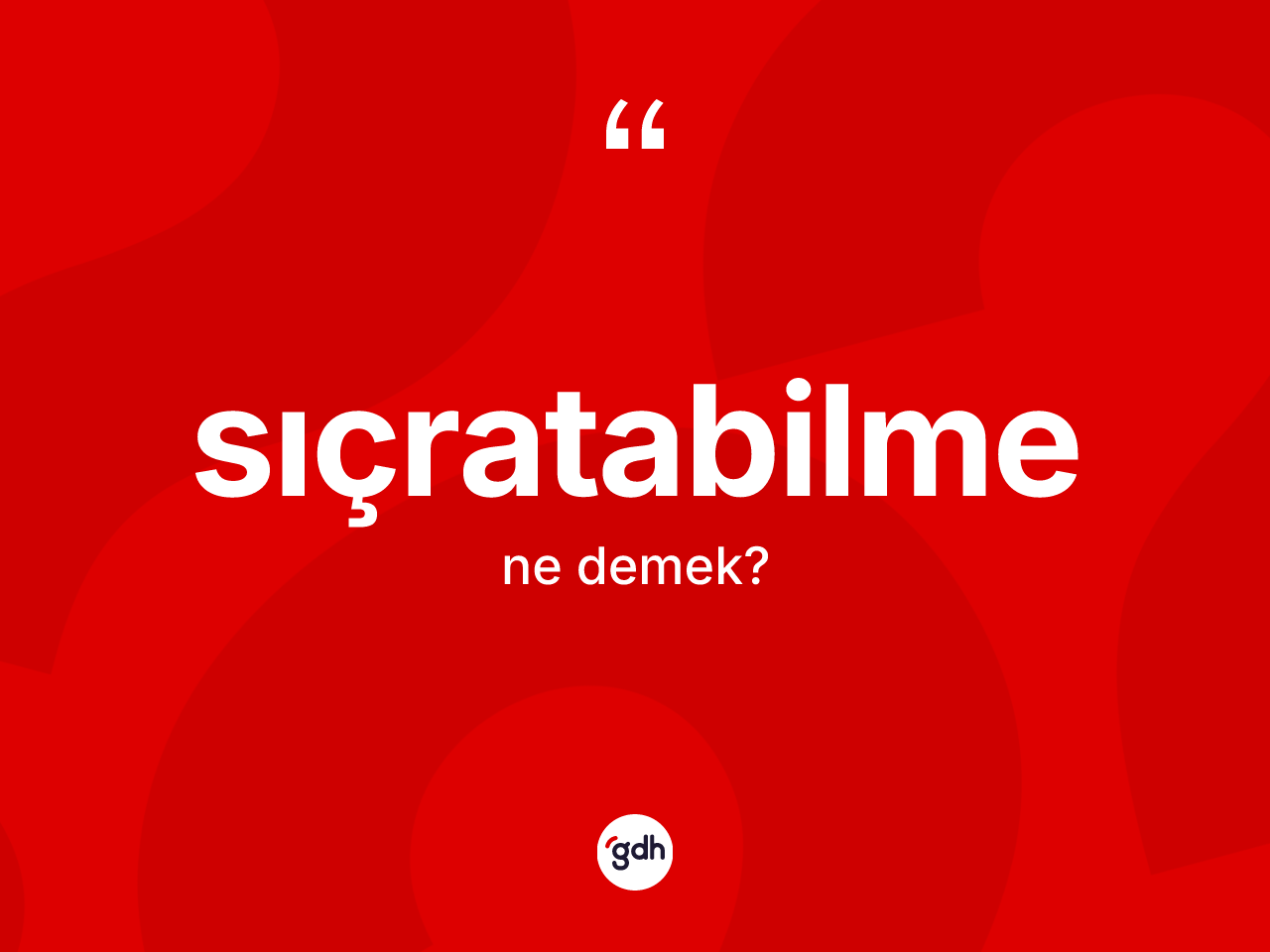 Sıçratabilme ne demek? Sıçratabilmenin TDK'ya göre anlamı nedir?