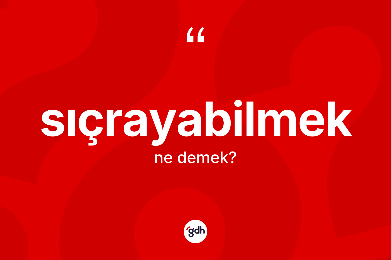 Sıçrayabilmek kelimesinin anlamı nedir? Sıçrayabilmeğin kısaca tanımı nedir?