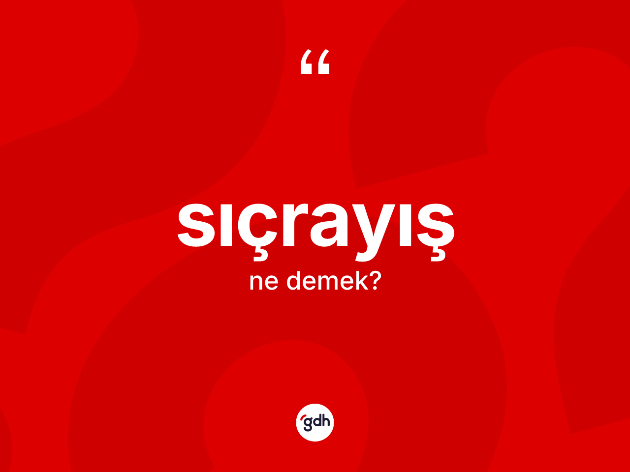 Sıçrayış kelimesinin anlamı nedir? Sıçrayışın TDK'ya göre anlamı nedir?