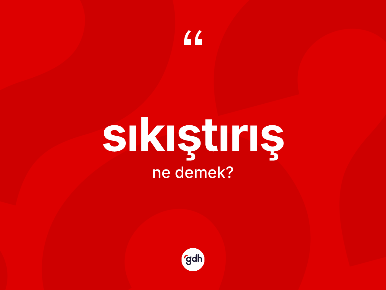 Sıkıştırış kelimesi ne demek? Sıkıştırışın TDK'ya göre anlamı nedir?
