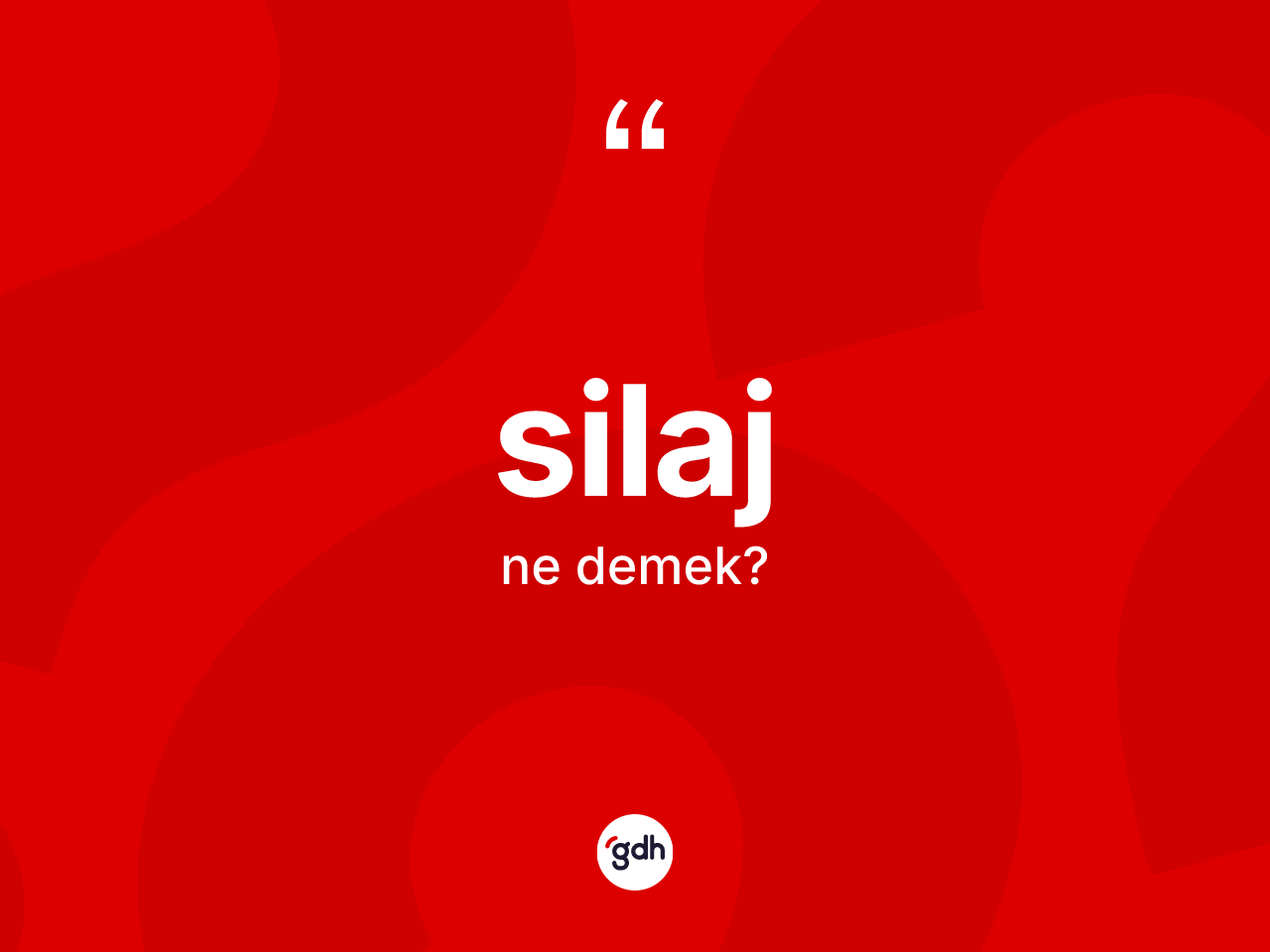 Silaj kelimesinin sözlükteki tanımı nedir? Silajın TDK'ya göre anlamı nedir?