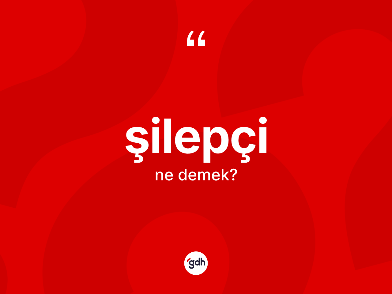 Şilepçi kelimesinin anlamı nedir? Şilepçinin TDK'ya göre anlamı nedir?