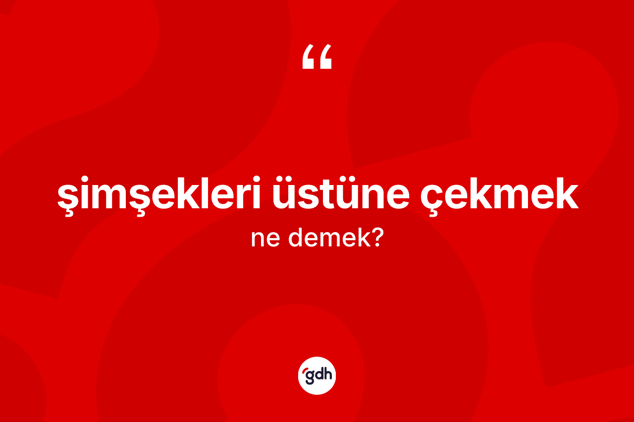 Şimşekleri üstüne çekmek ifadesinin kısaca tanımı nedir?