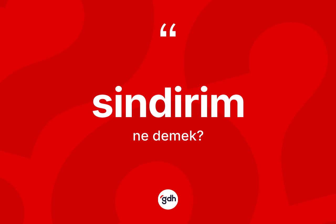 Sindirim kelimesi ne demek?