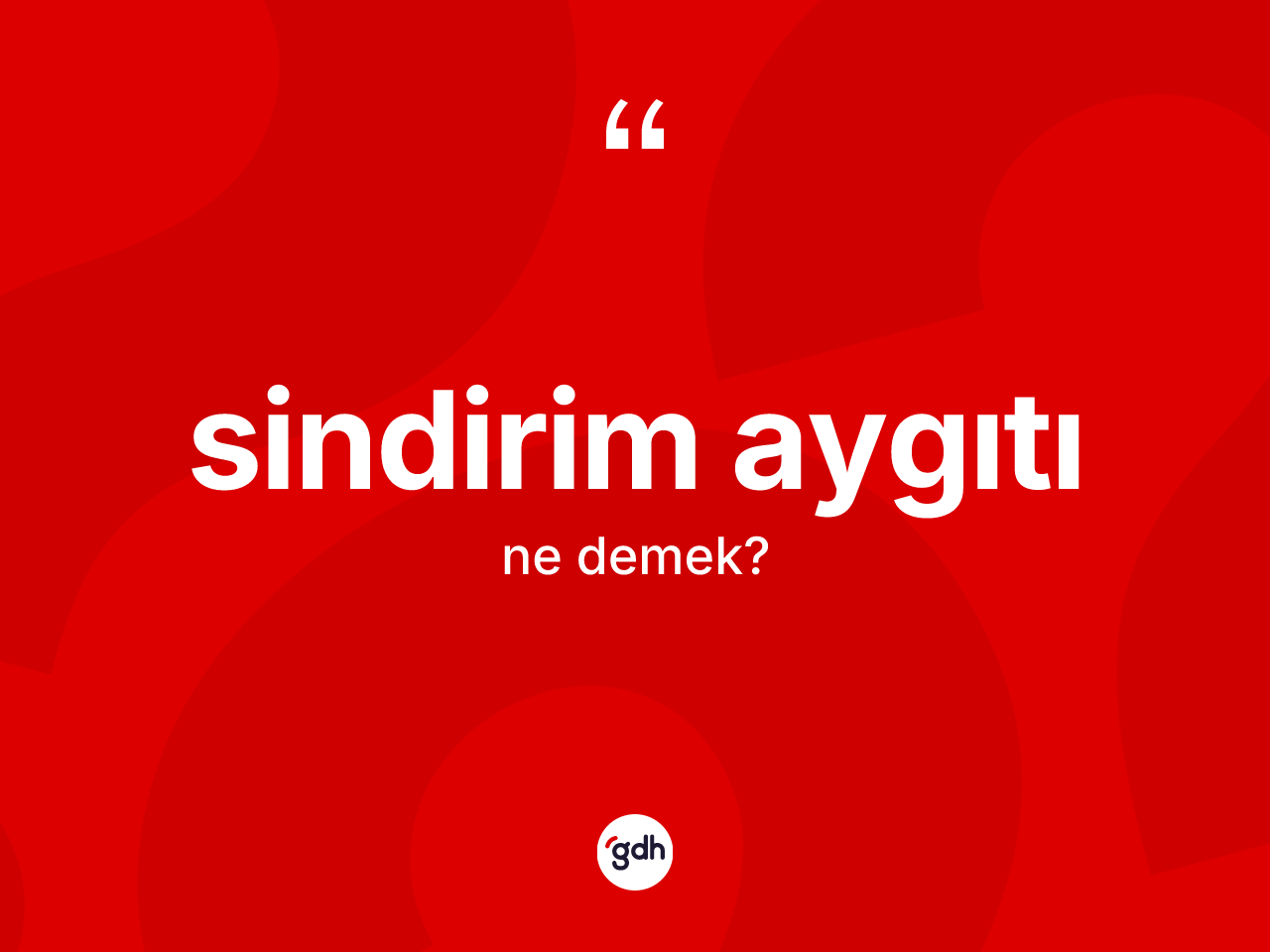 Sindirim aygıtı ne demek? Sindirim aygıtının TDK'ya göre anlamı nedir?