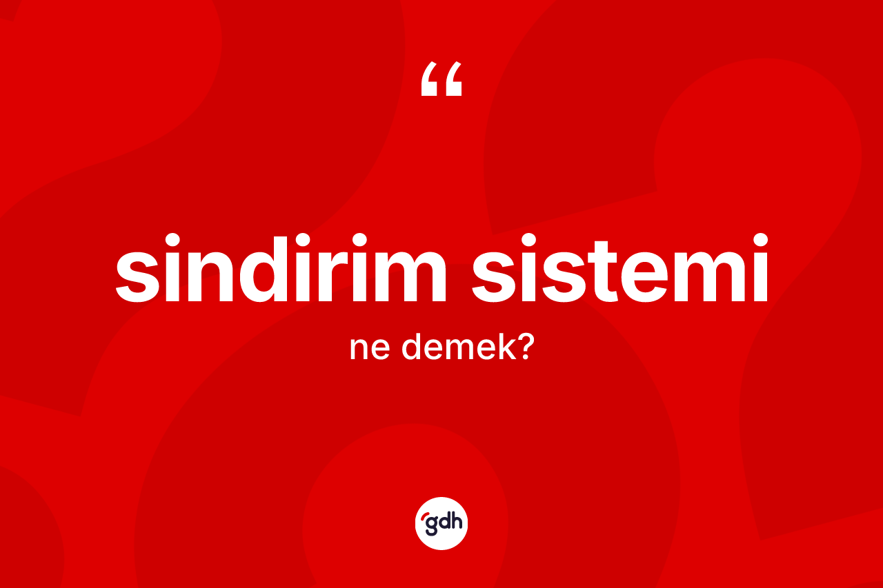 Sindirim sistemi kelimesinin sözlükteki tanımı nedir?