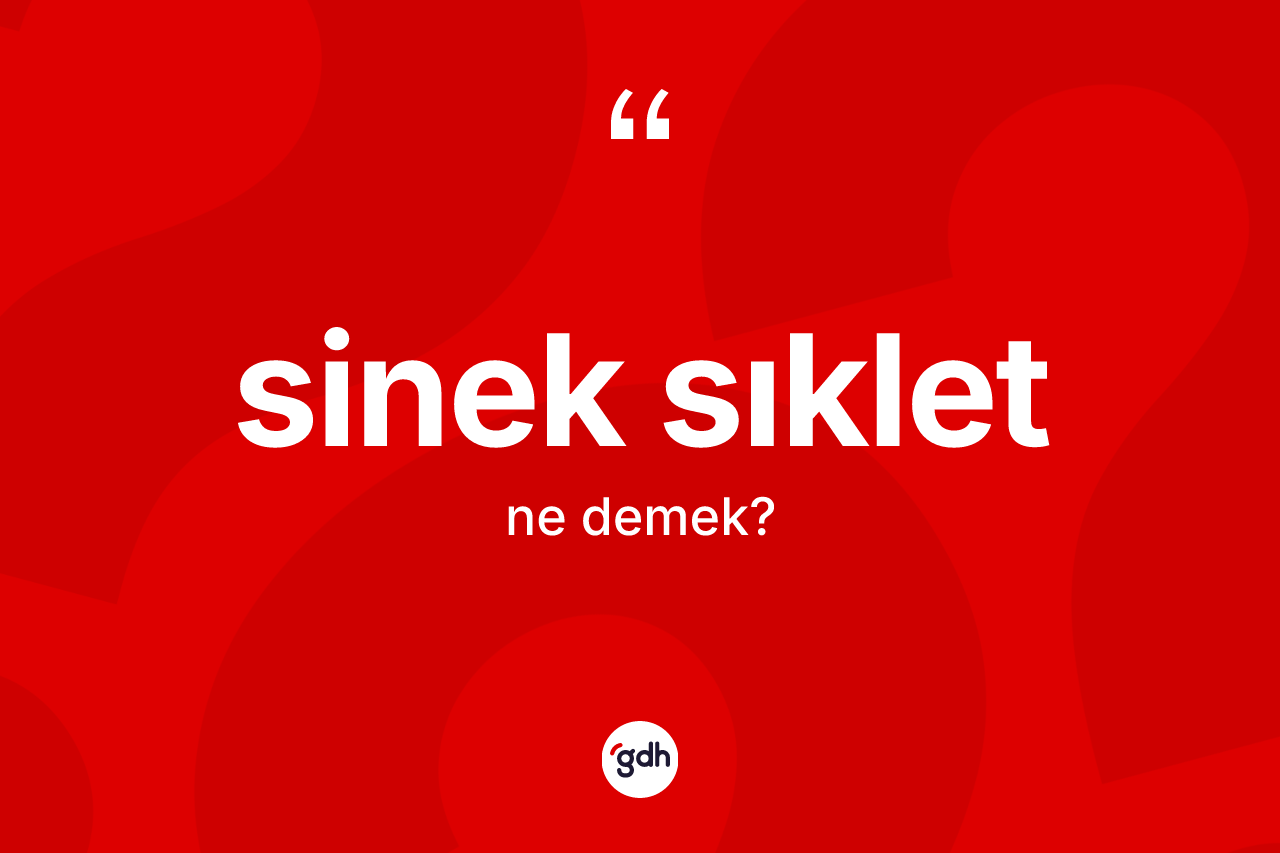 Sinek sıklet kelimesinin sözlükteki tanımı nedir?