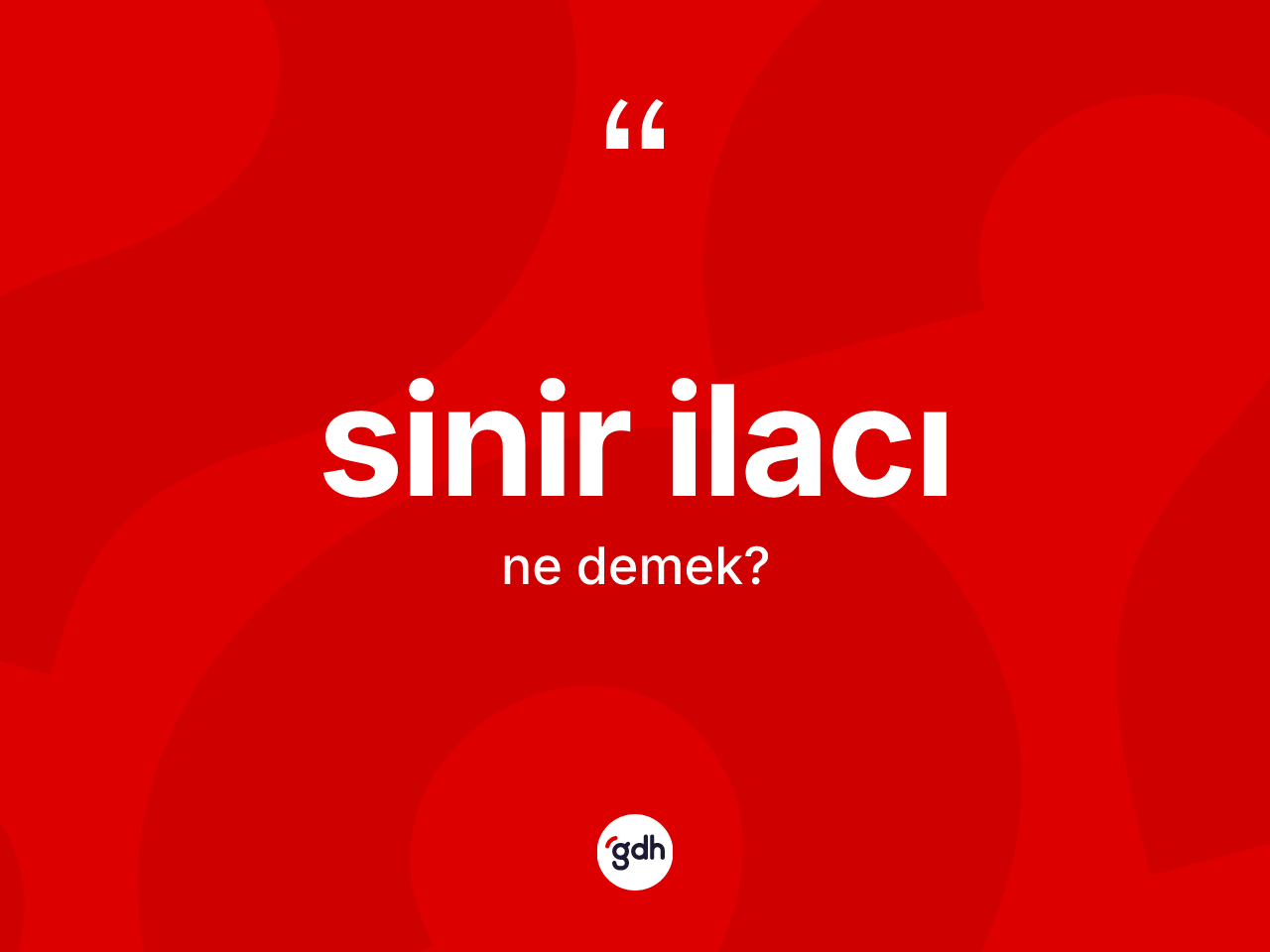 Sinir ilacı ne anlama gelir? Sinir ilacının halk arasındaki kullanımı nasıldır?
