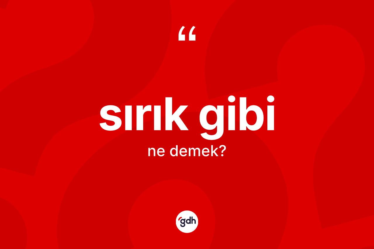 Sırık gibi ifadesi ne demek? Sırık gibi ifadesinin TDK anlamı nedir?