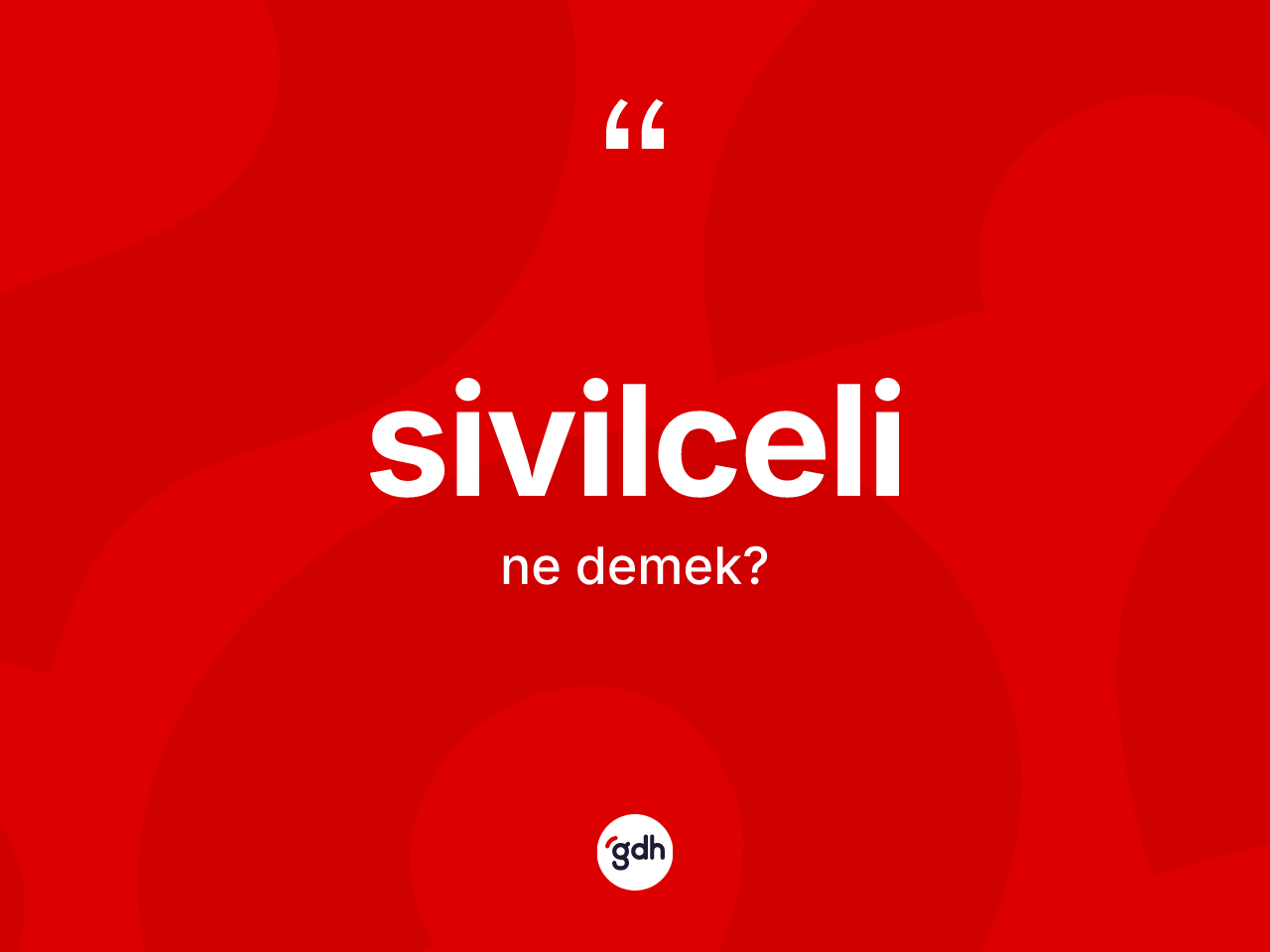 Sivilceli kelimesinin tanımı nedir? Sivilcelinin TDK'ya göre anlamı nedir?