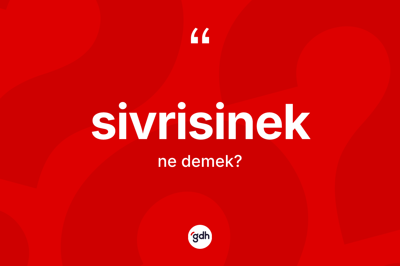 Sivrisinek ne anlama gelir?