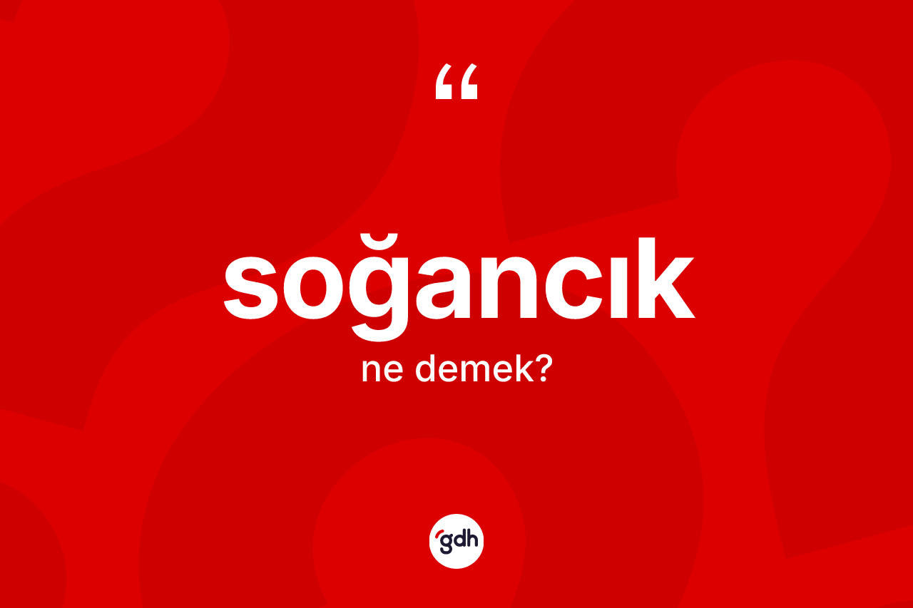 Soğancık nedir? Soğancık kelimesinin kaç farklı anlamı var?