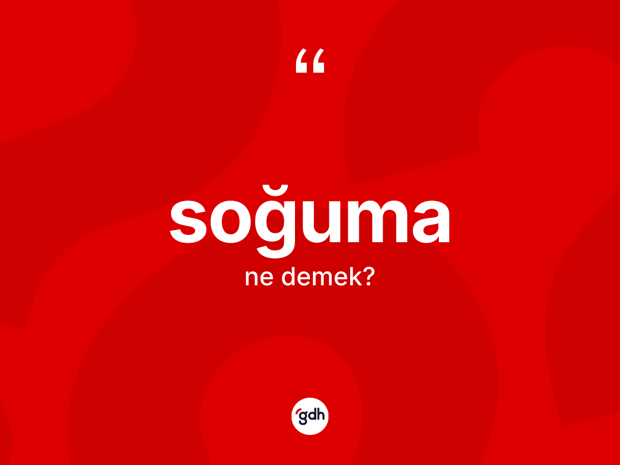 Soğuma ne demek? Soğuma kelimesinin özellikleri nelerdir?