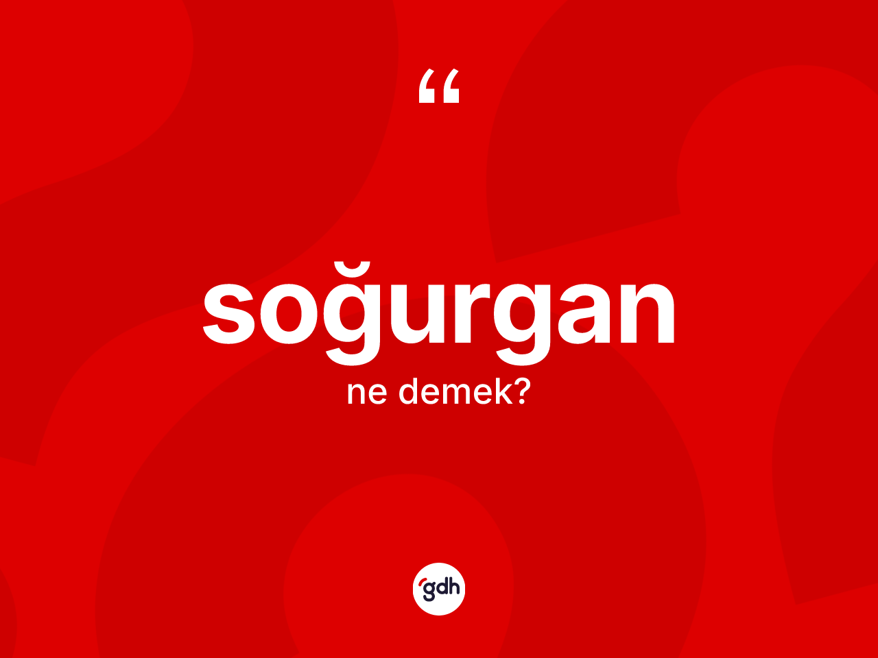 Soğurgan kelimesinin anlamı nedir? Soğurgan kelimesinin özellikleri nelerdir?