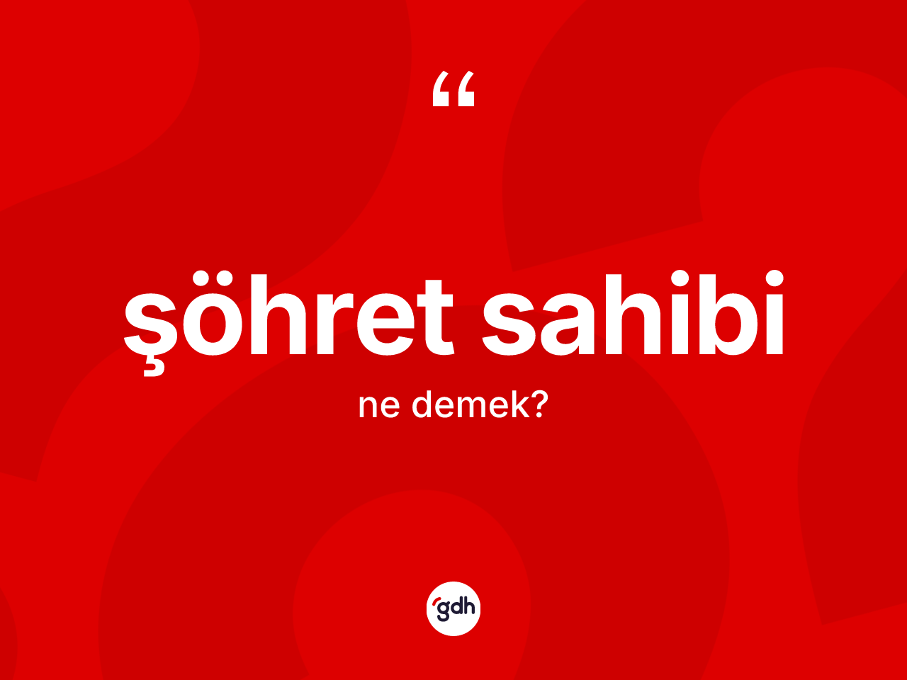 Şöhret sahibi nedir? Şöhret sahibinin TDK'ya göre anlamı nedir?