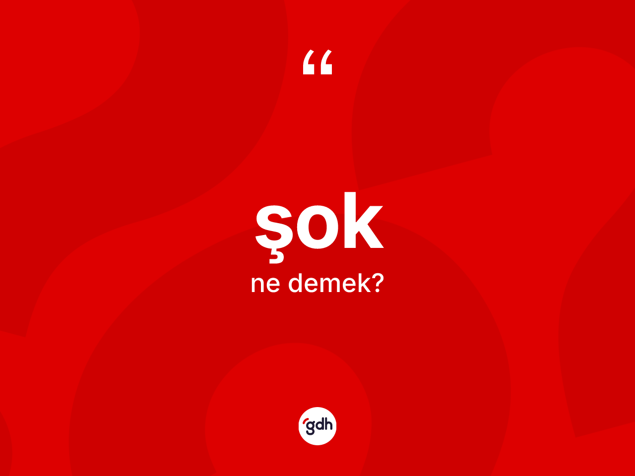 Şok nedir? Şoğun halk arasındaki kullanımı nasıldır?