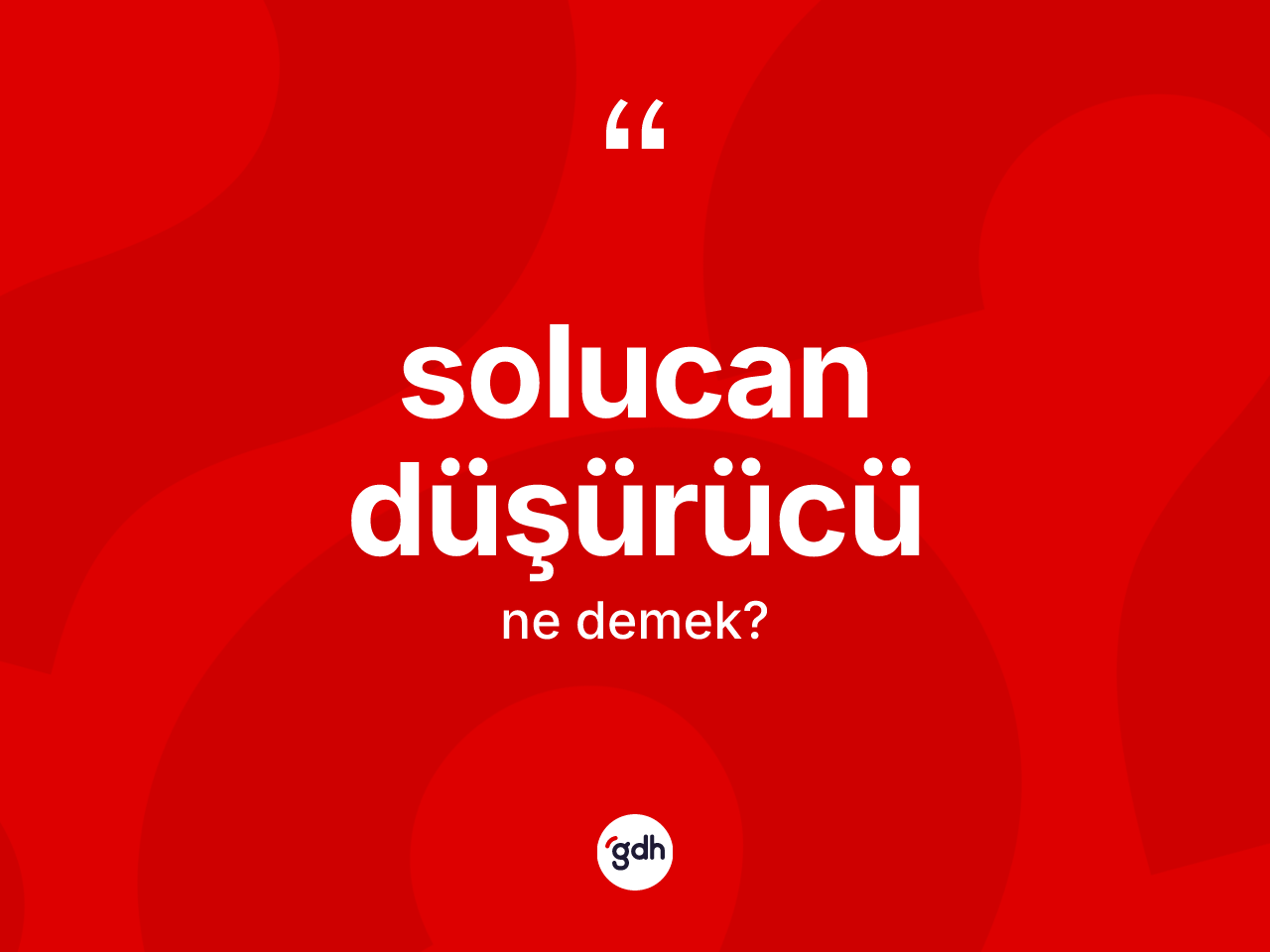Solucan düşürücü kelimesinin anlamı nedir? Solucan düşürücünün TDK'ya göre anlamı nedir?