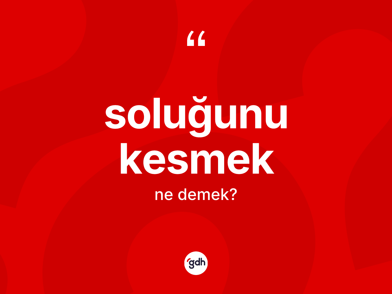 Soluğunu kesmek sözü ne demek? Soluğunu kesmek ifadesinin özellikleri nelerdir?