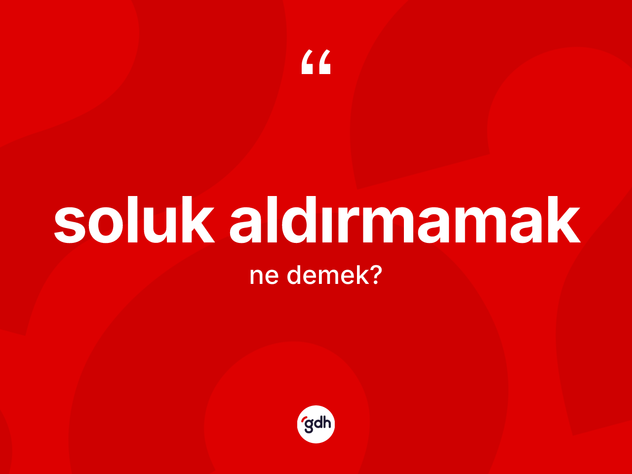 Soluk aldırmamak ifadesinin anlamı nedir? Soluk aldırmamak ifadesi hangi durumlarda kullanılır?