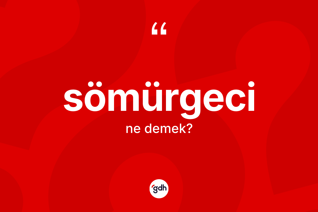 Sömürgeci ne anlama gelir? Sömürgecinin TDK'ya göre anlamı nedir?