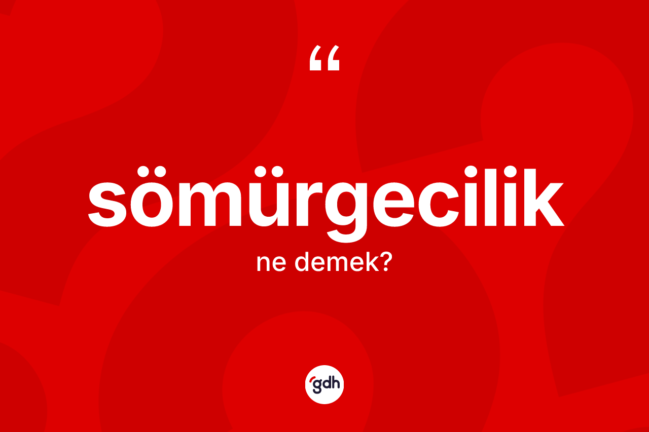 Sömürgecilik kelimesi ne demek? Sömürgecilik kelimesinin kaç farklı anlamı var?