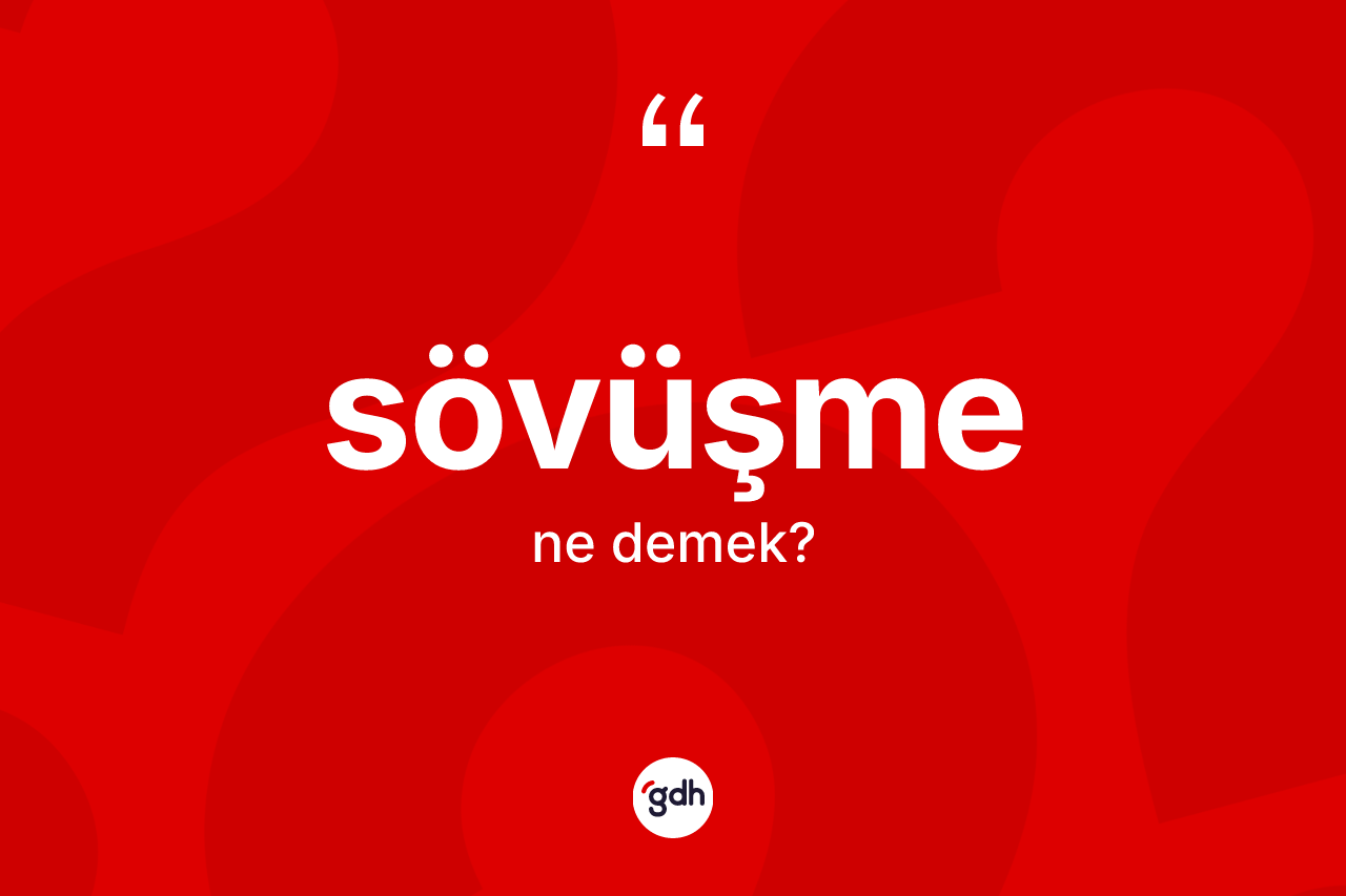Sövüşme nedir? Sövüşme kelimesinin TDK'ya göre açıklaması nedir?