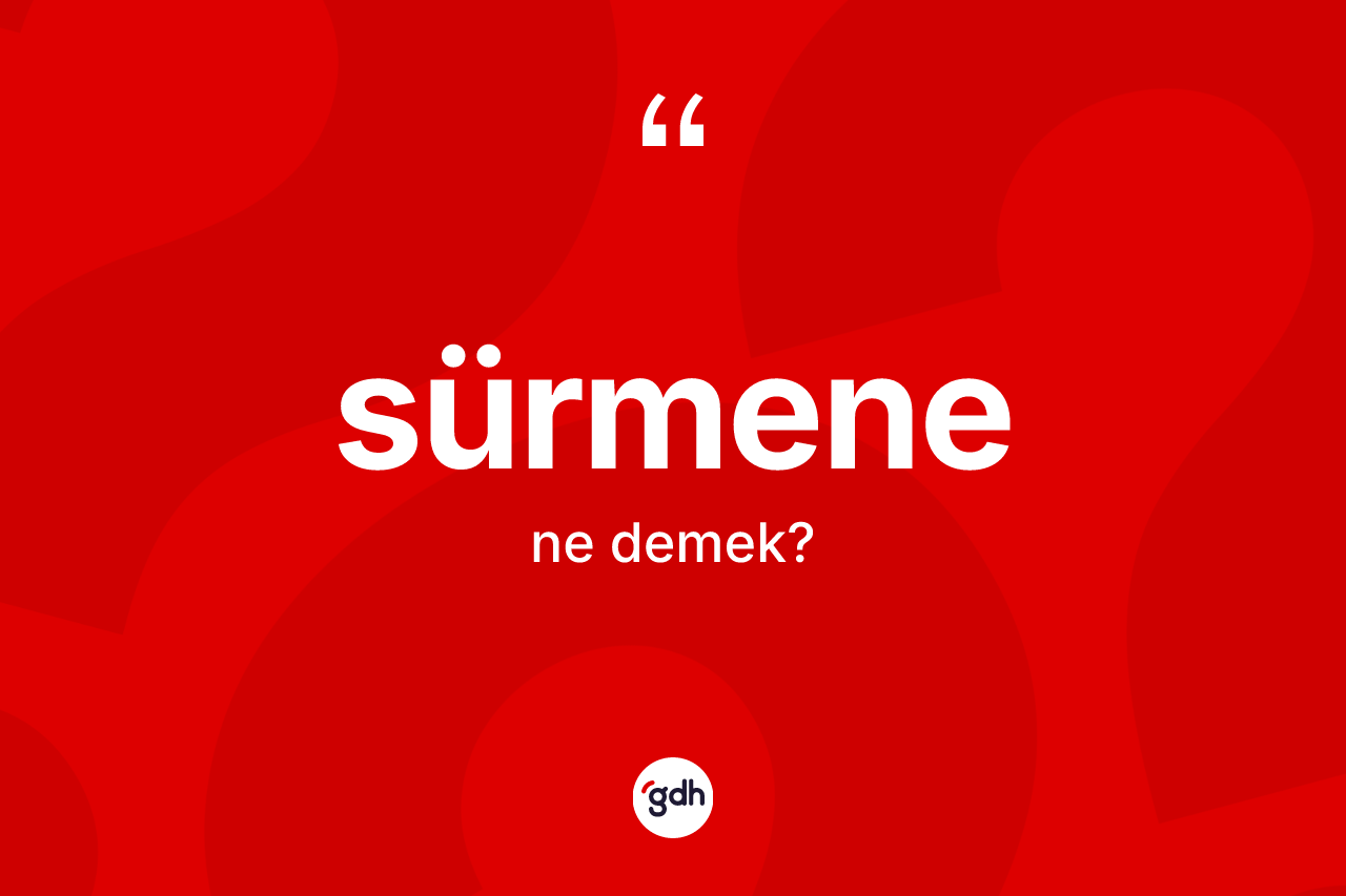 Sürmene ne demek? Sürmene'nin kısaca tanımı nedir?