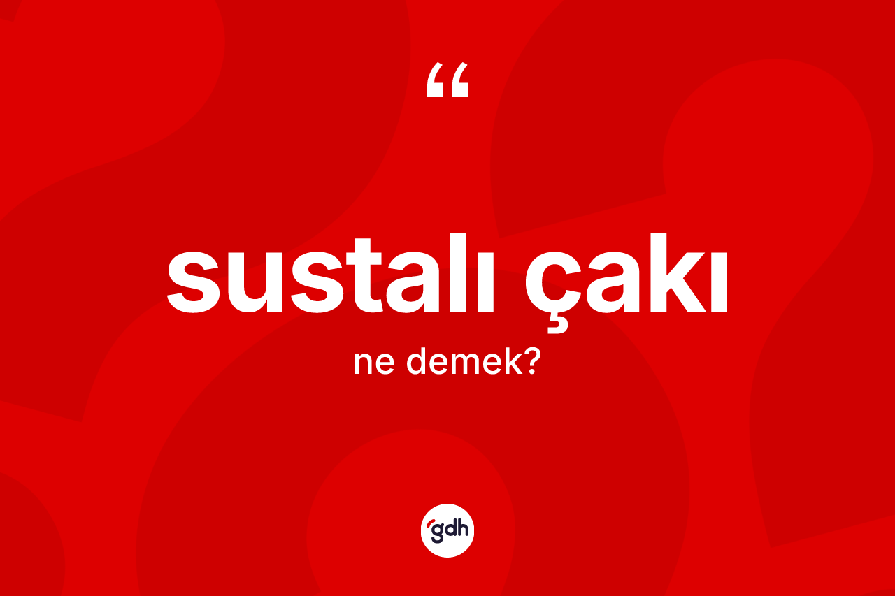 Sustalı çakı nedir?