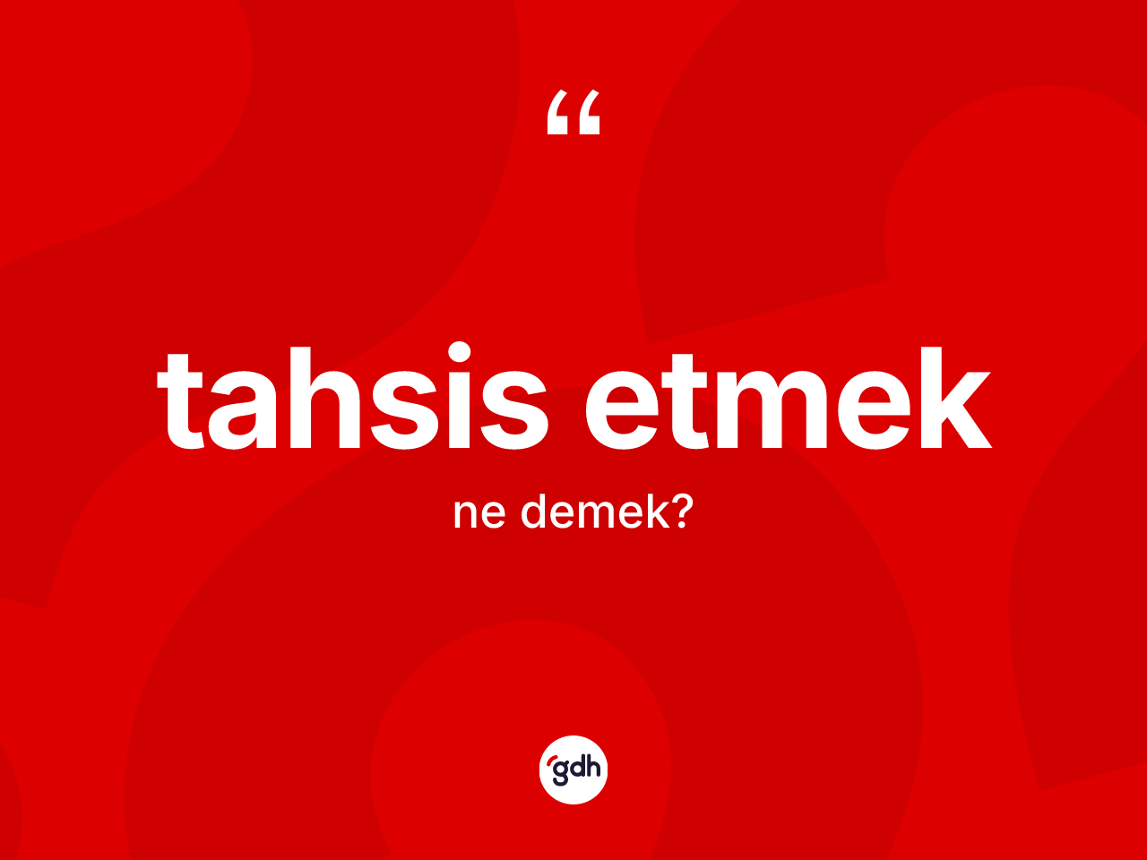 Tahsis etmek ne anlama gelir? Tahsis etmek ifadesi nerede kullanılır?