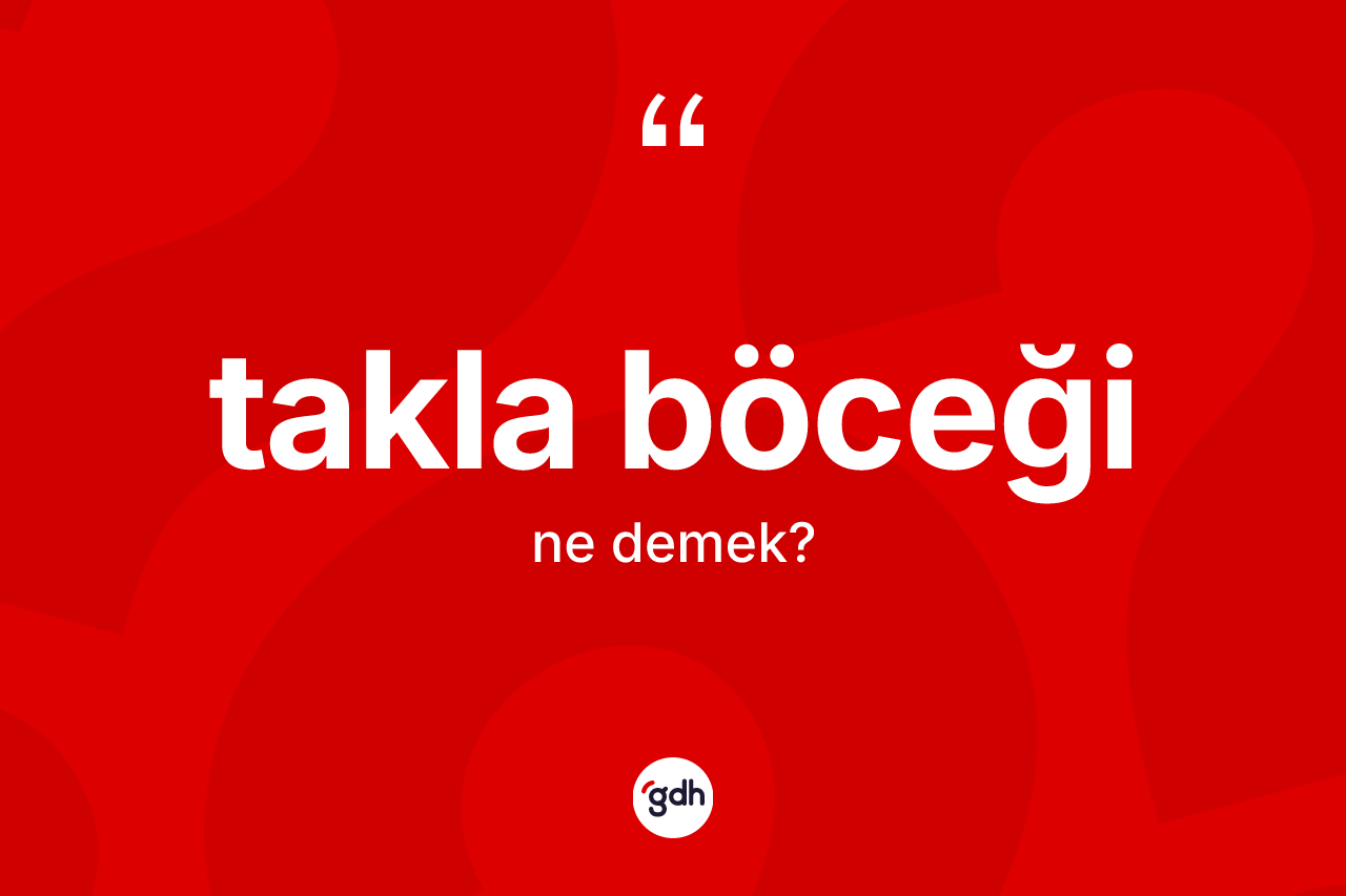 Takla böceği kelimesi nedir?