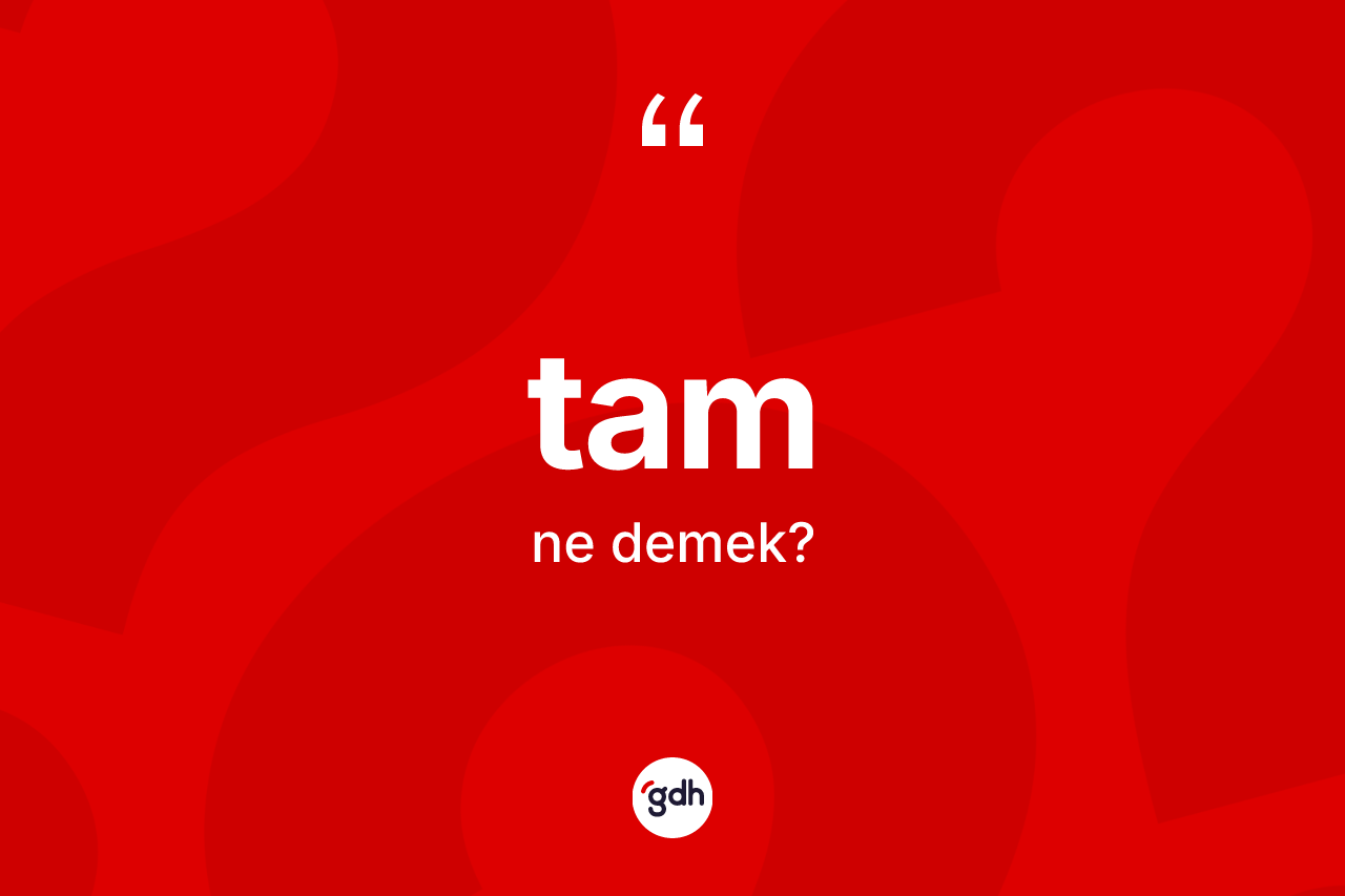 Tam kelimesinin anlamı nedir?